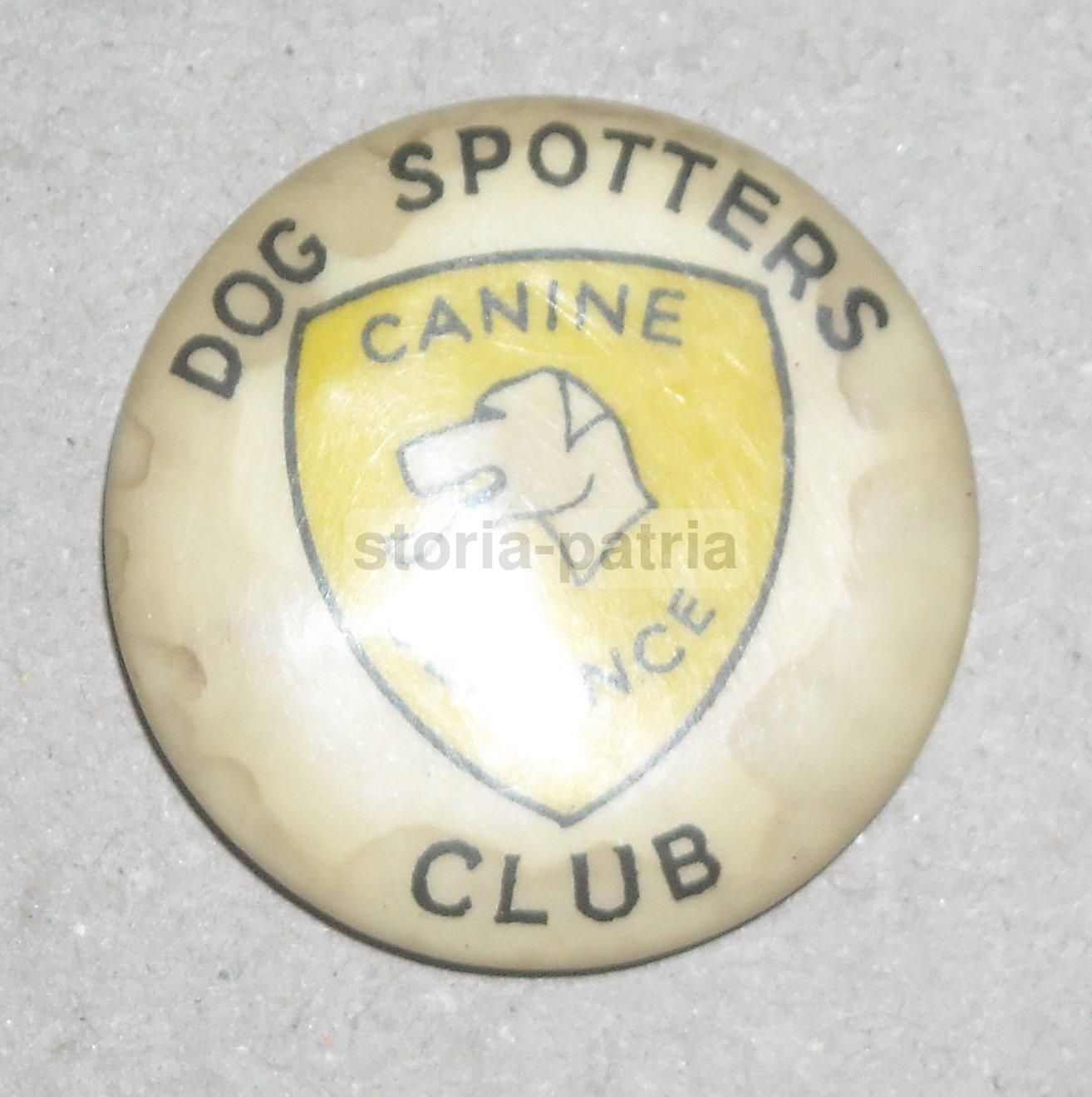 Distintivo Dog Spotters Club Canine Defence, Anni '50