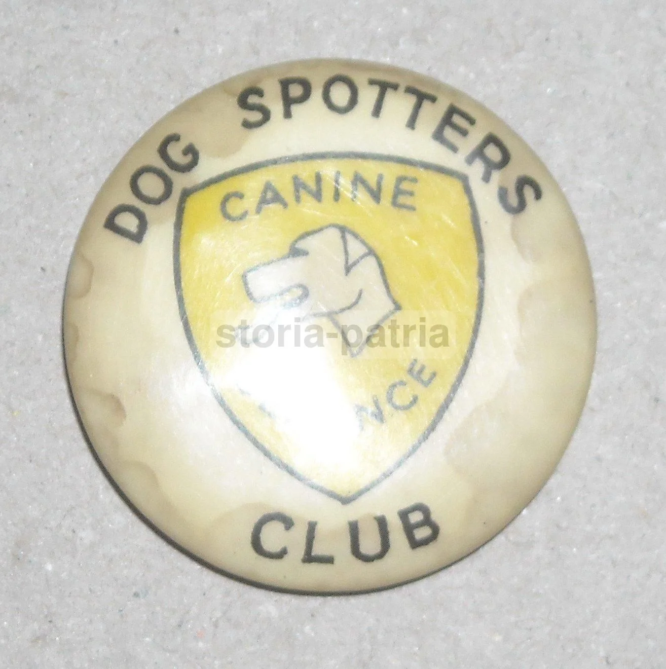 Dog Spotters Club Badge, Canine Defence, 1950s