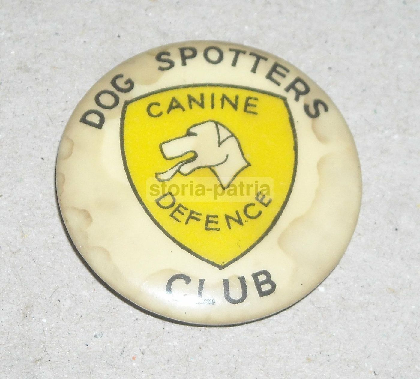 Distintivo Dog Spotters Club Canine Defence, Anni '50