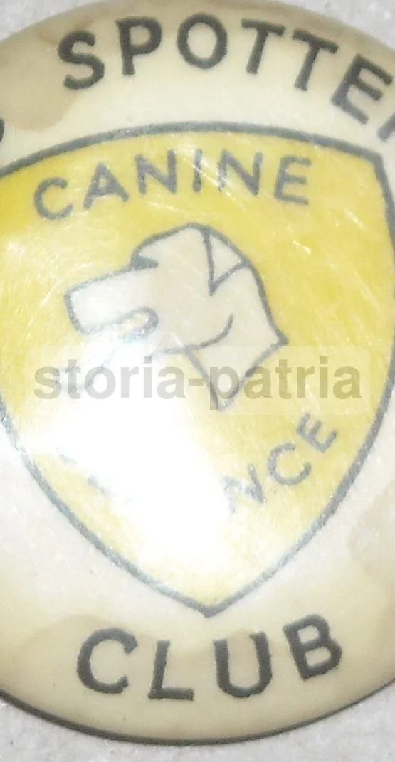 Dog Spotters Club Badge, Canine Defence, 1950s