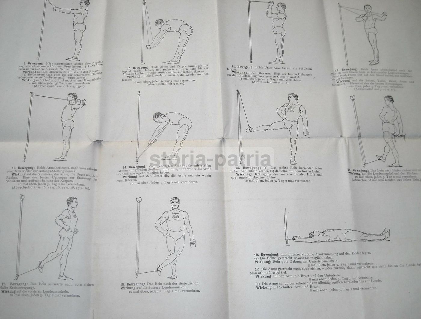 Pubblicità Whitely Health Exerciser Sistema Phelan Milano 1920