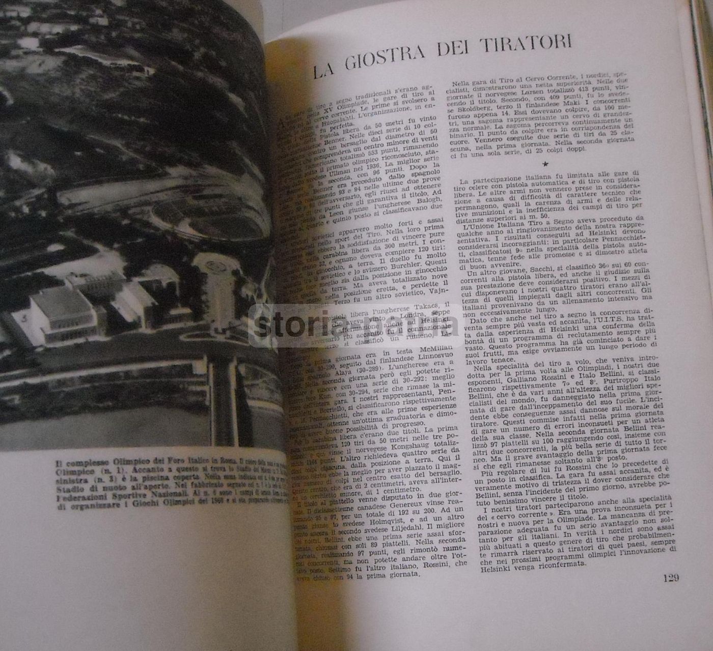 L'Italia Alla XV Olimpiade Helsinki Oslo 1952 CONI Illustrato