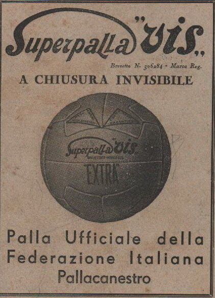 Regolamenti Pallacanestro FIP 1937 Asinari Epoca Fascista CONI