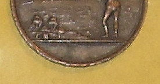 Medaglia Antica Per Tiro A Segno Con Fucili E Stemma Sabaudo