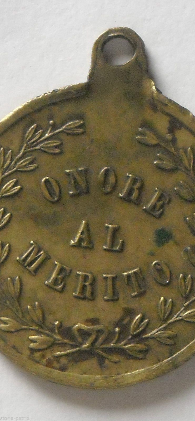 Medaglia Antica Tiro A Segno Con Fucili Primo '900 Ottone