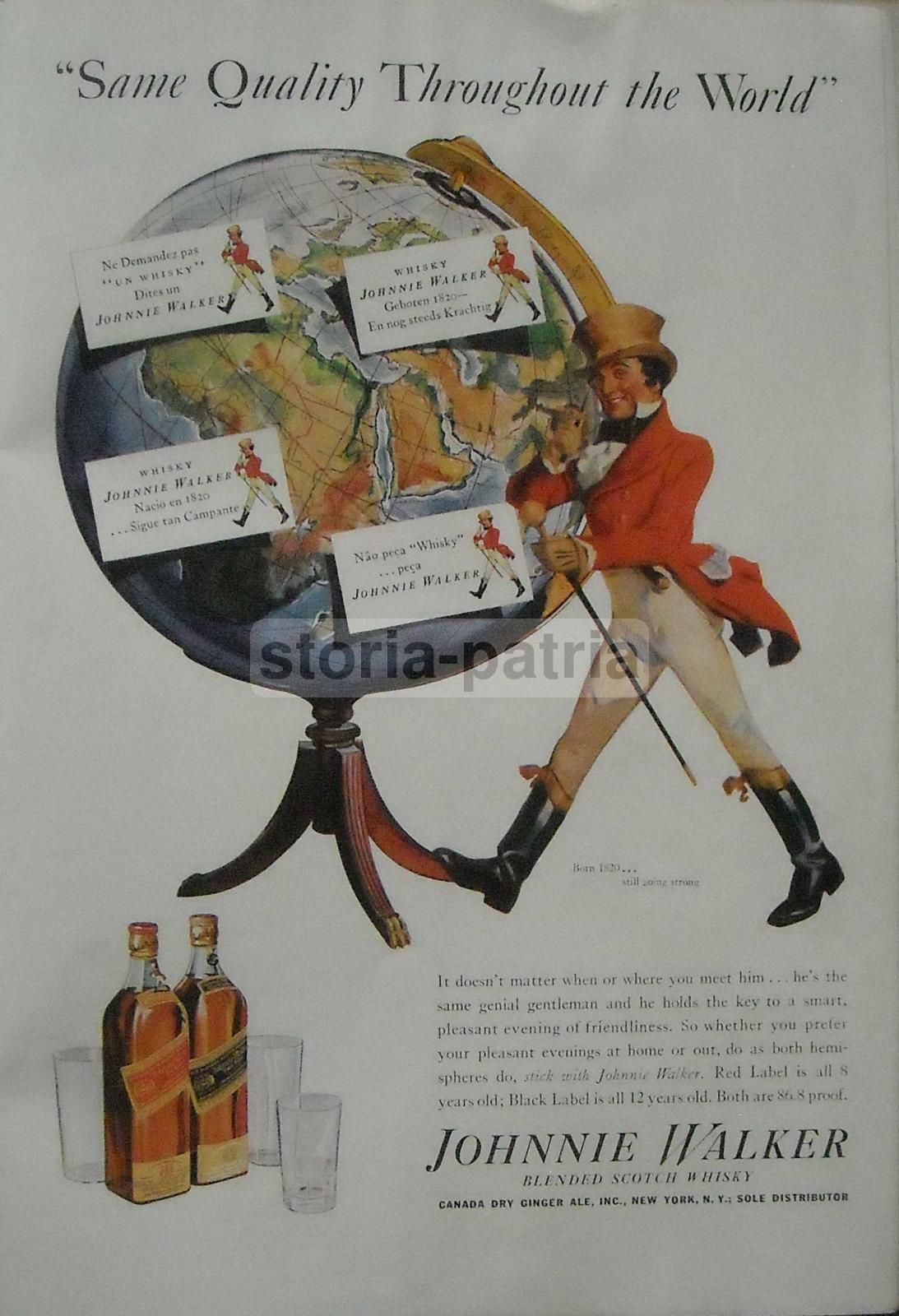 Pubblicità Johnnie Walker E Western Anni '30 Tiro Al Bersaglio