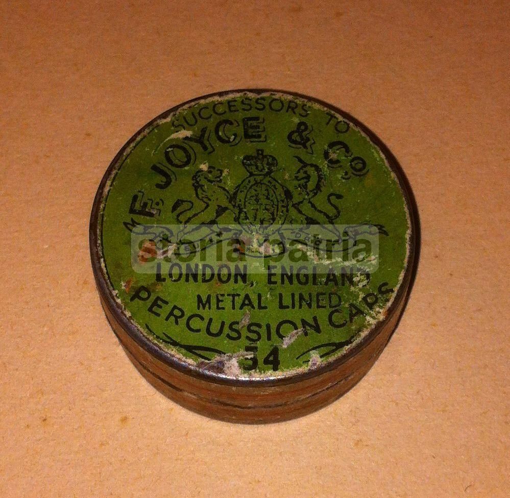 Scatola In Latta F. Joyce & Co. London   Percussion Caps, Anni '20