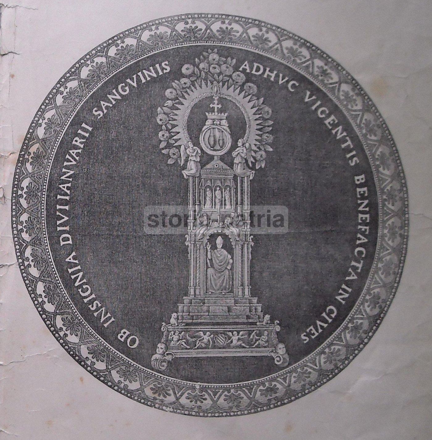 Stampa Popolare Devozionale Di San Gennaro, Napoli, Primi '900
