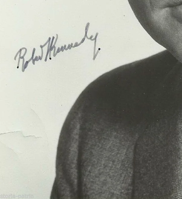 Original Photograph of Robert Kennedy, Signed by Philippe Halsman, 1950s