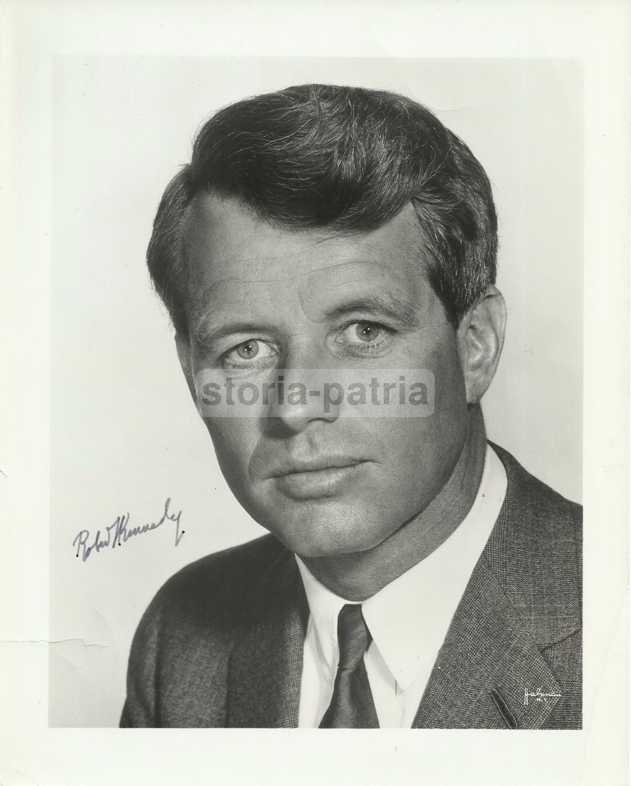 Fotografia Originale Di Robert Kennedy Autografata Da Philippe Halsman, Anni '50