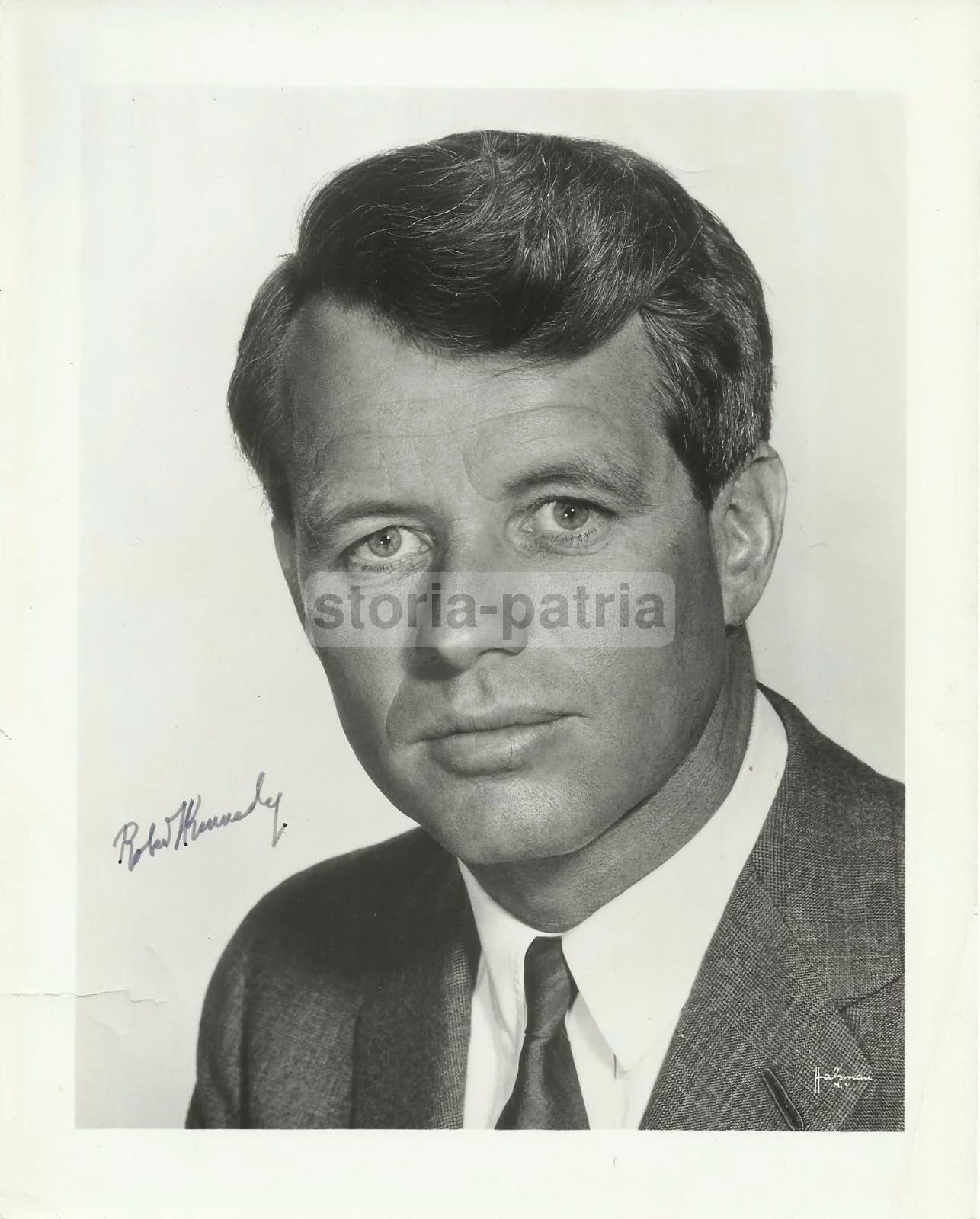 Original Photograph of Robert Kennedy, Signed by Philippe Halsman, 1950s