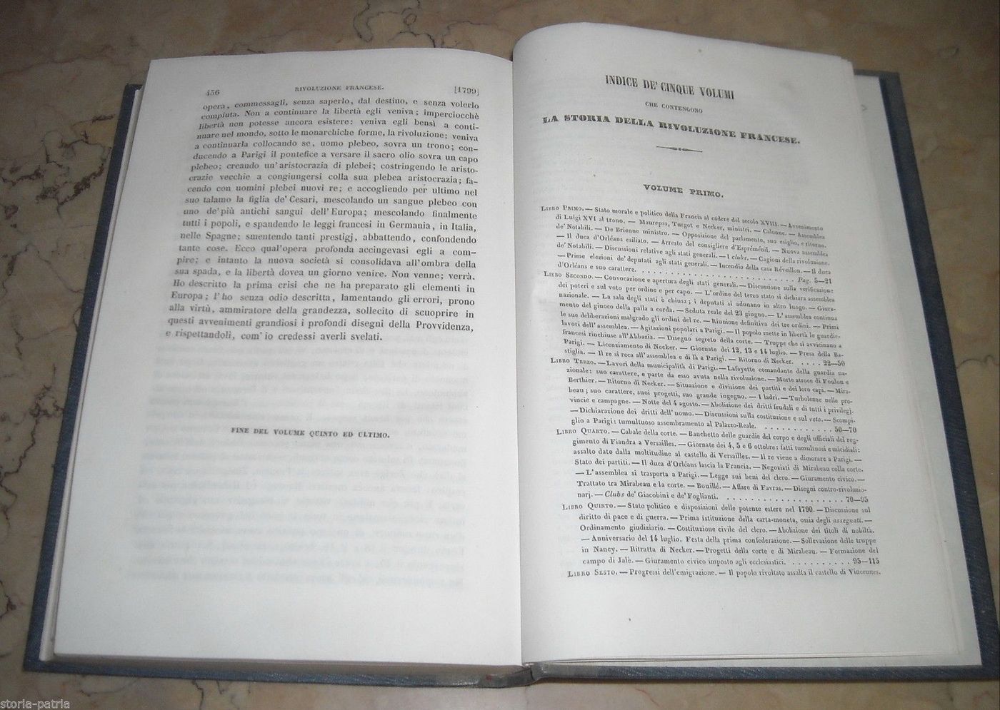 Storia Della Rivoluzione Francese, A. Thiers (1845 1848), 4 Volumi