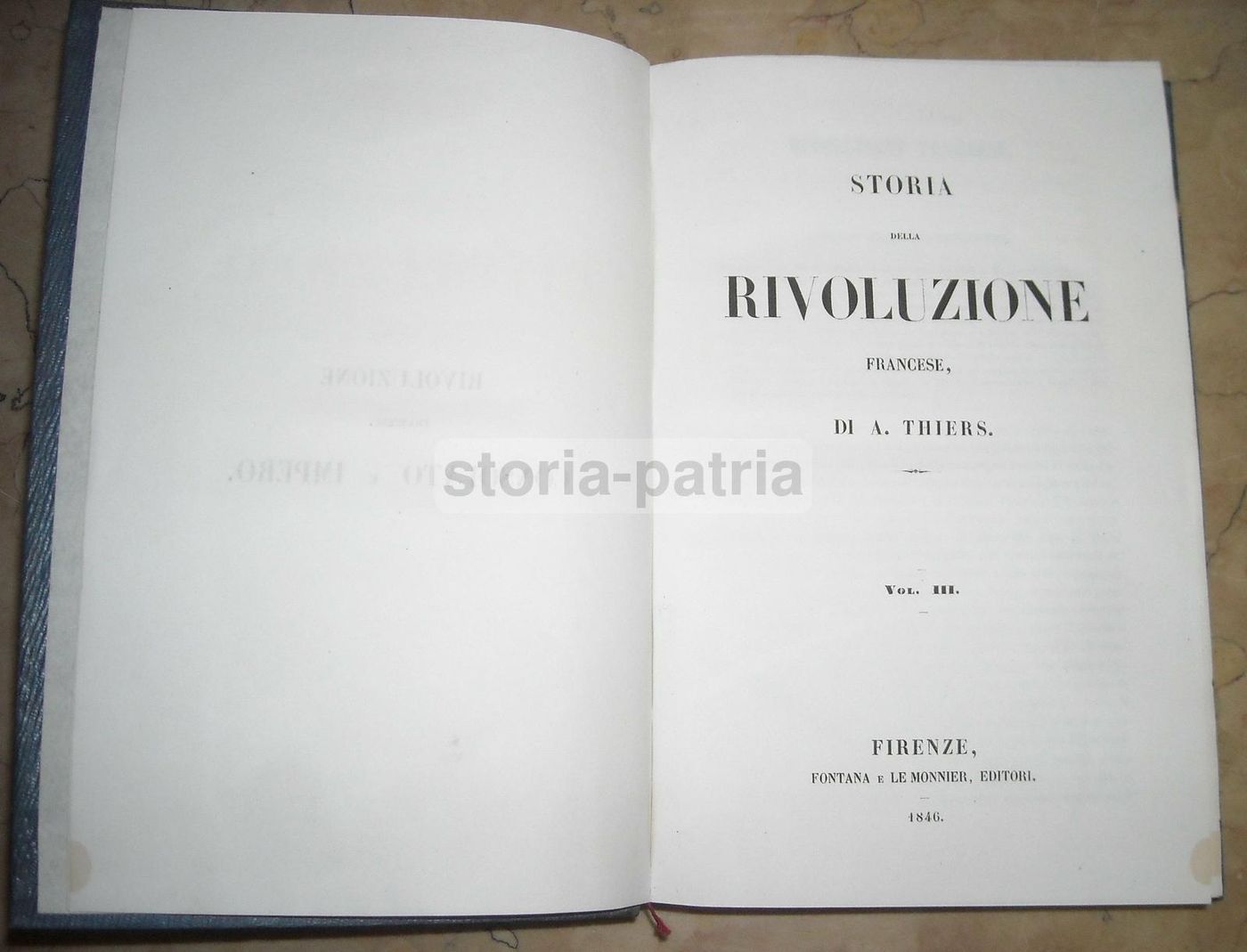 Storia Della Rivoluzione Francese, A. Thiers (1845 1848), 4 Volumi
