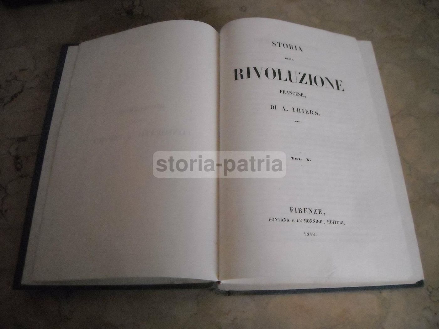 Storia Della Rivoluzione Francese, A. Thiers (1845 1848), 4 Volumi