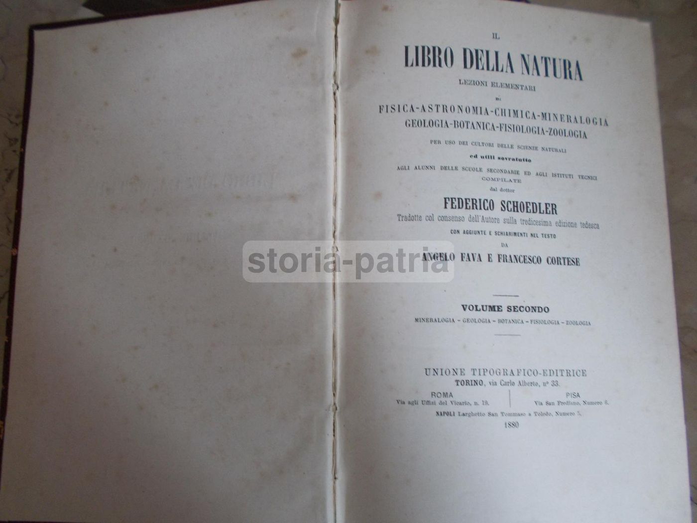 Il Libro Della Natura   Federico Schoedler (1880)