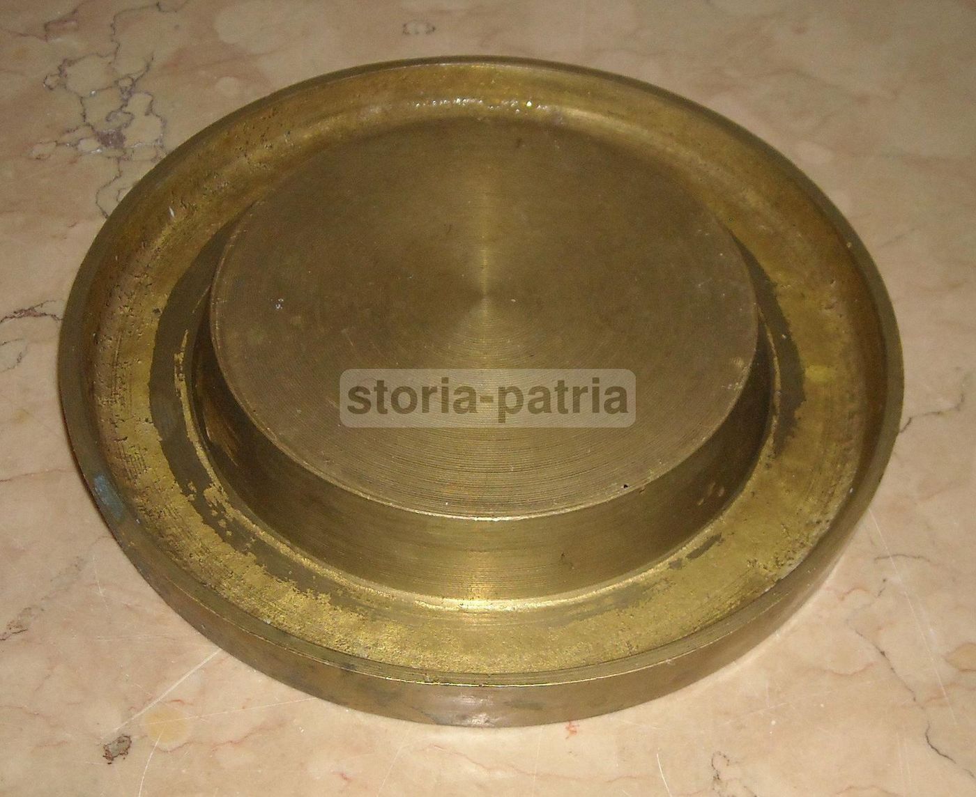 Posacenere Pubblicitario Ottone Megavivaio Cimmino Anni '50 '70