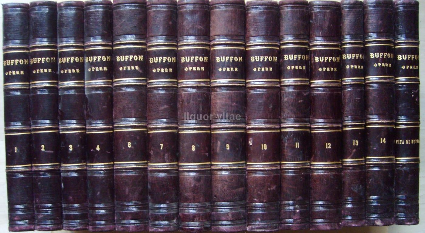 Opere Complete Di Buffon. Napoli, 1871 1878. 150 Incisioni Colorate