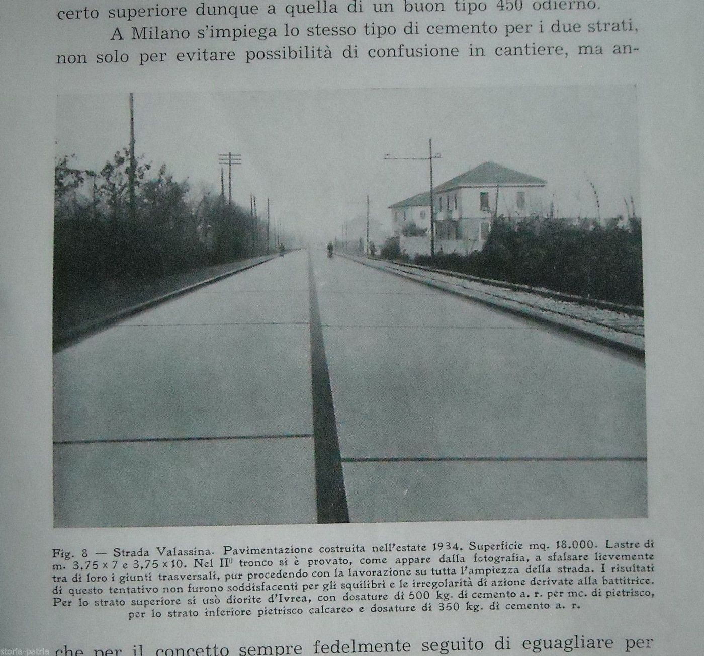 Pavimentazioni In Calcestruzzo A Milano. Esperienze E Risultati (1935 1936)