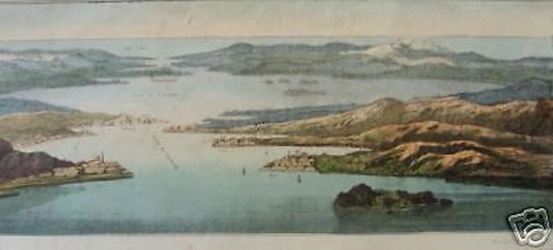 Litografia Dello Stretto Dei Dardanelli, Gallipoli E Costantinopoli, XIX Secolo