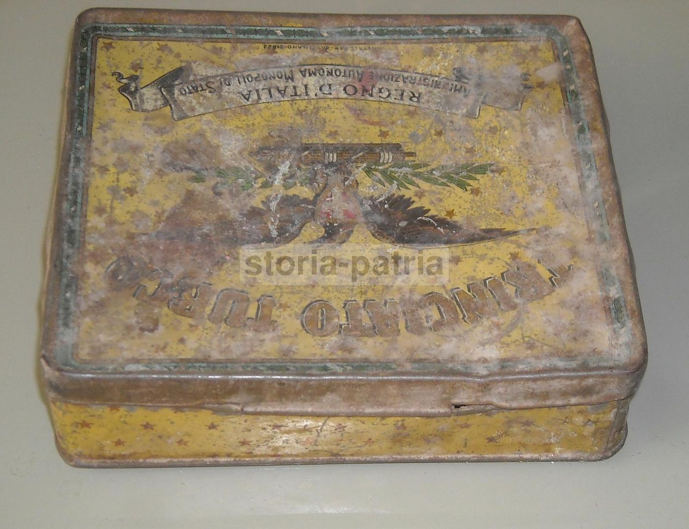 Scatola Tabacco Trinciato Turco Serraglio Monopoli Di Stato Anni '20