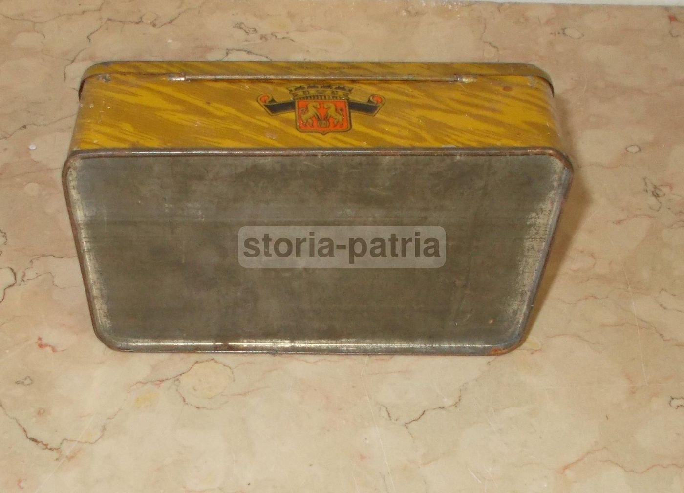 Scatola Pubblicitaria Sigari Parisiana, Anni '20 '30, Metallo Cromolitografato