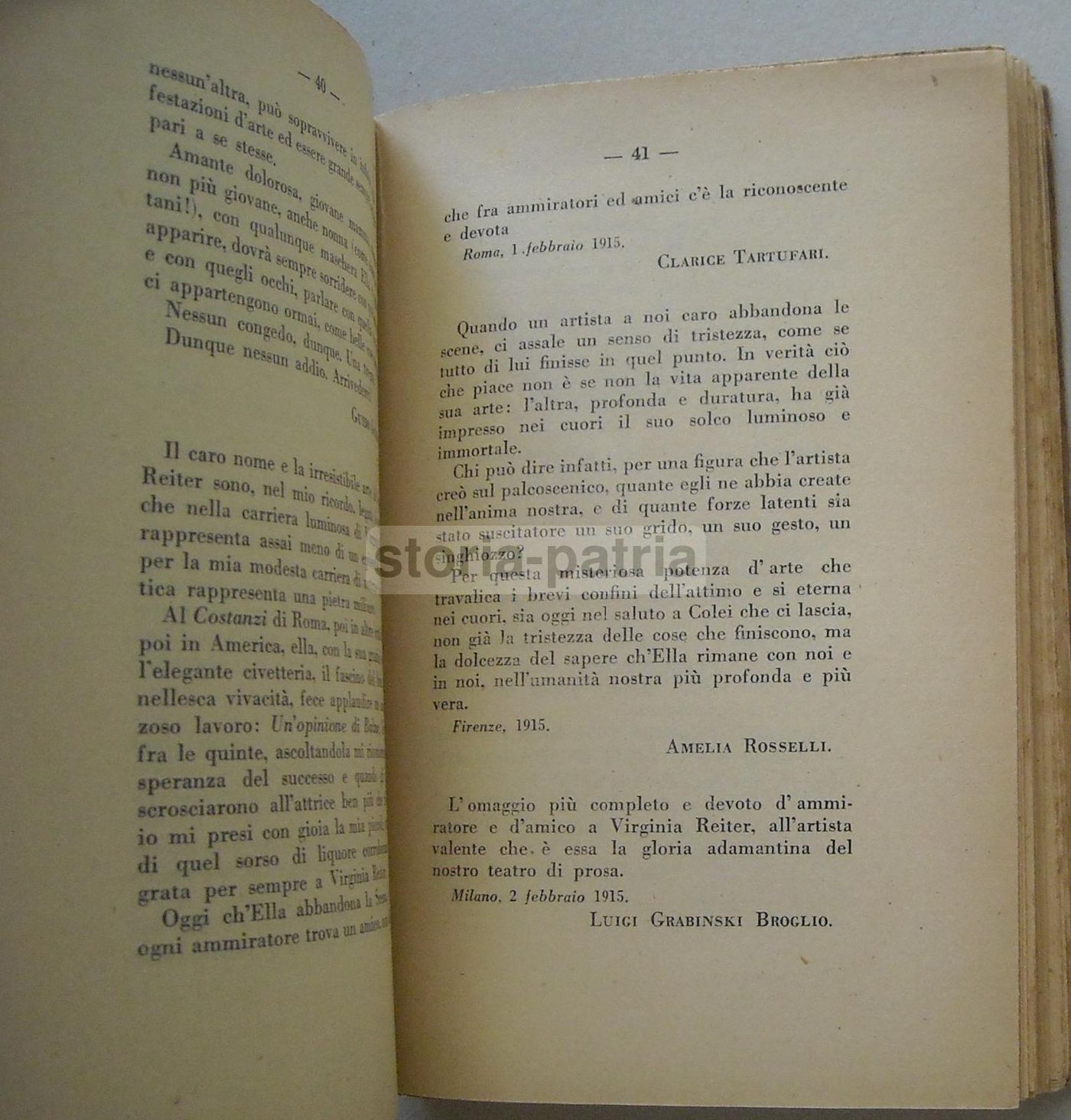 Le Grandi Attrici Del Tempo Andato Vol. III   Camillo Antona Traversi (1930)