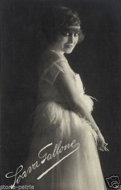 Cartolina Antica Attrice Soava Gallone Con Firma Autografa Biagi