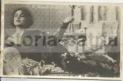 Foto Cartolina Pina Menichelli, Attrice Cinema, Anni '30