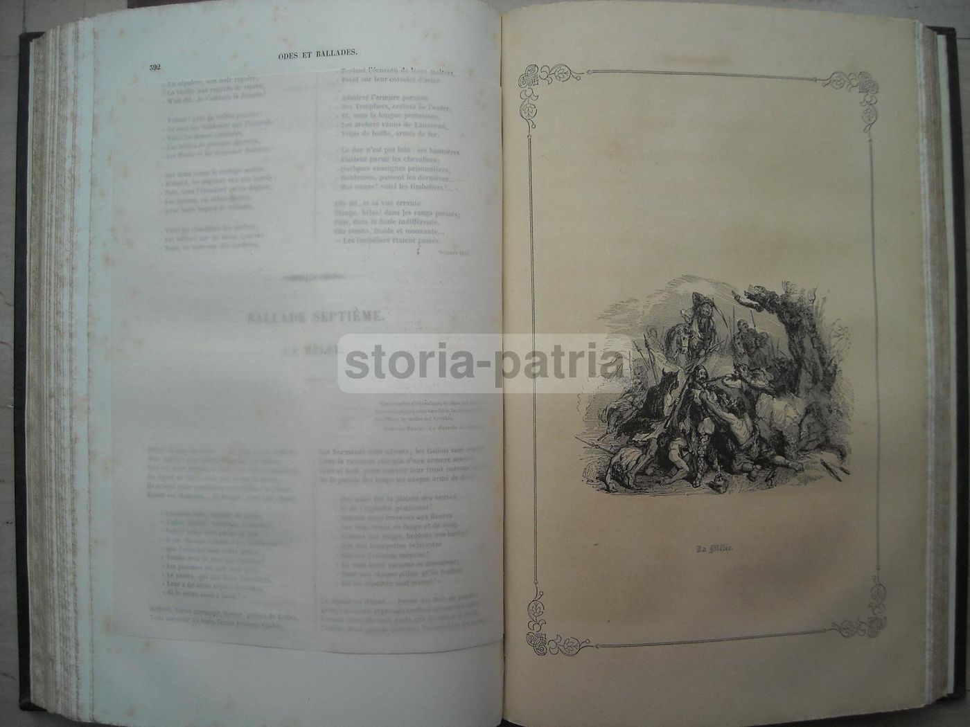 Victor Hugo: Opere, Teatro E Poesie. Bruxelles, 1842. Legatura In Pelle