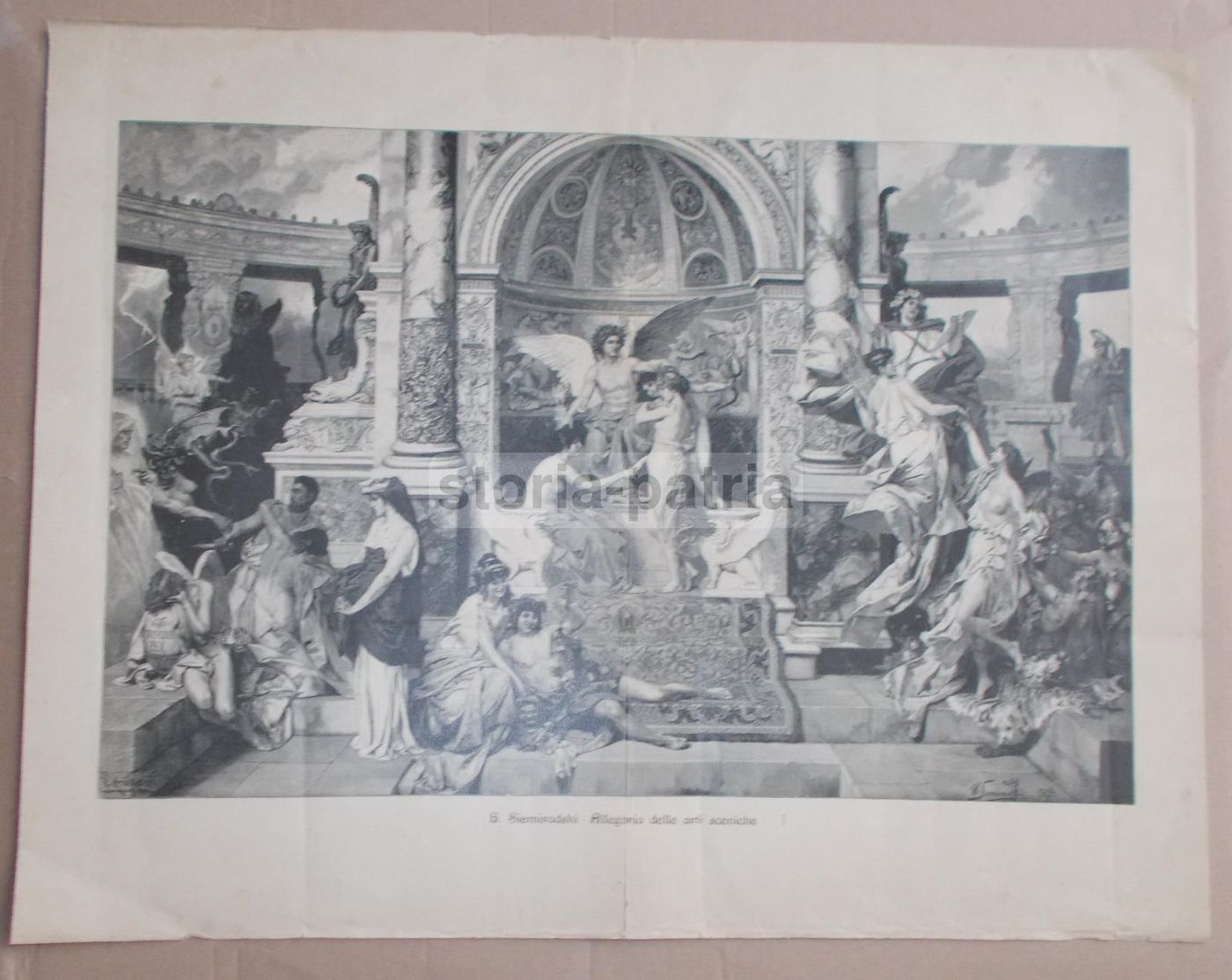 Siemiradzki Allegoria Delle Arti Sceniche, Teatro E Marionette (1894)