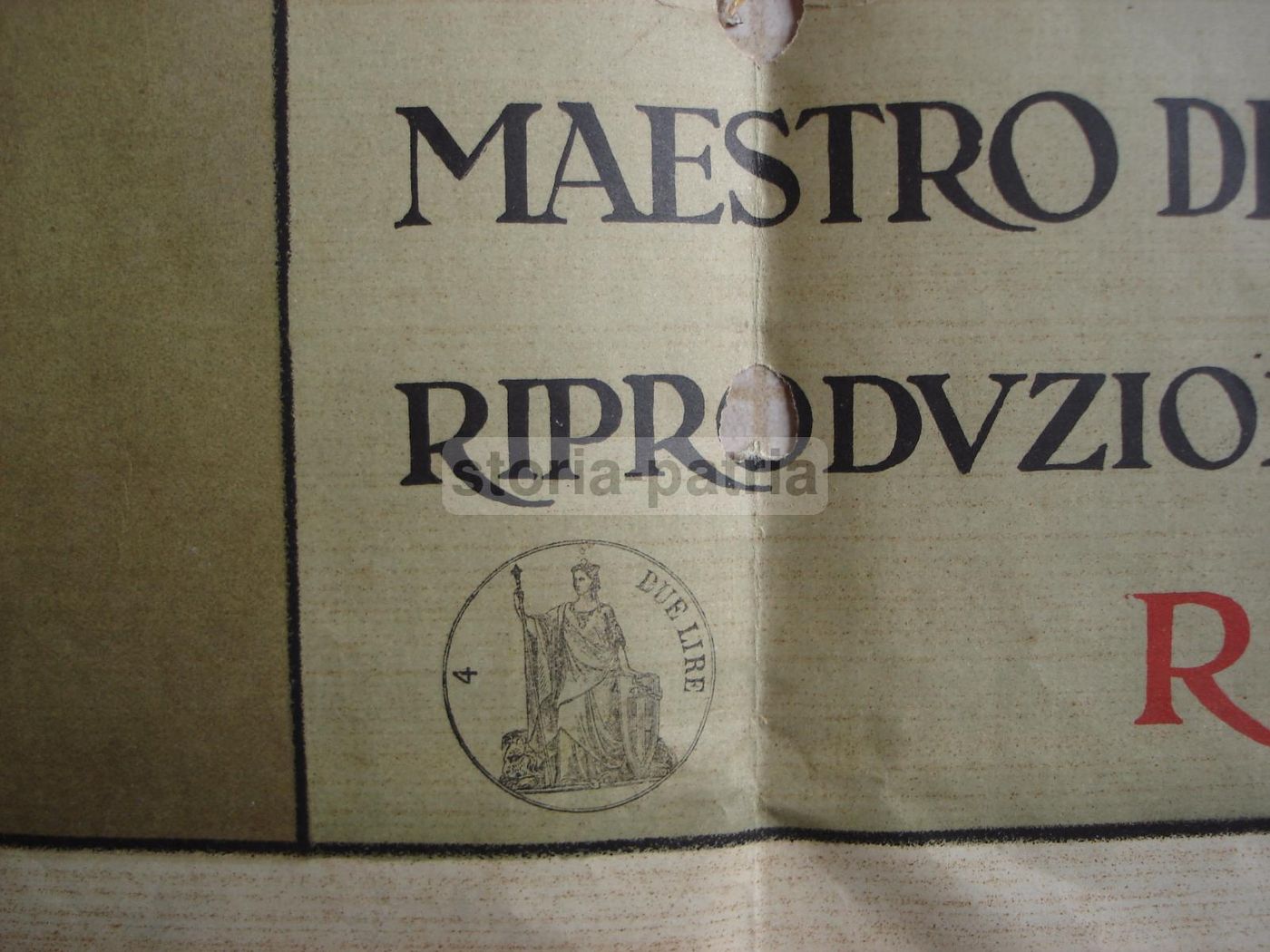 Manifesto Per Il "Nerone" Di Boito, Teatro Comunale Di Bologna, 1924, Ricordi