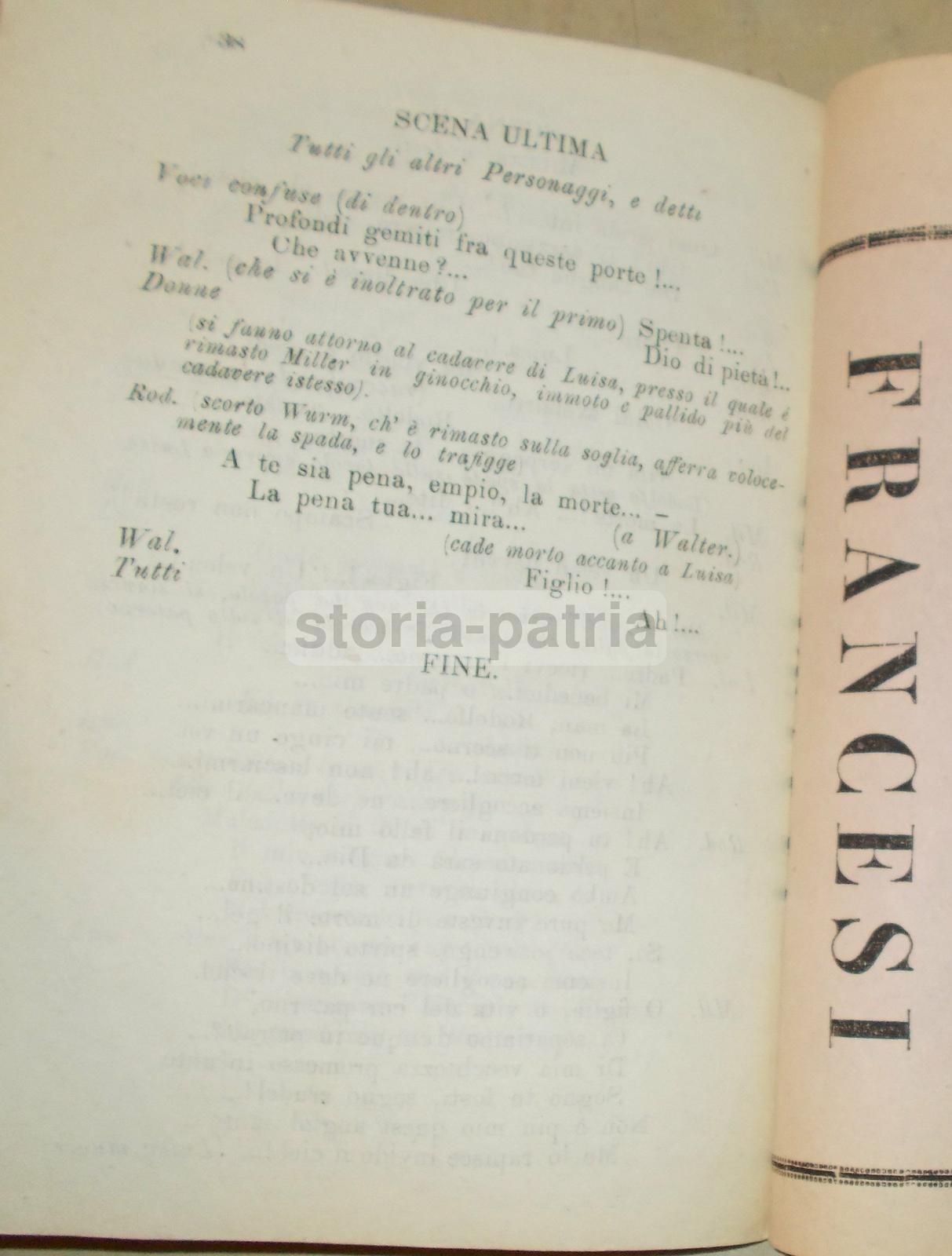 Luisa Miller: Libretto Per Melodramma Tragico Di Salvadore Cammarano, Musica Di Giuseppe Verdi