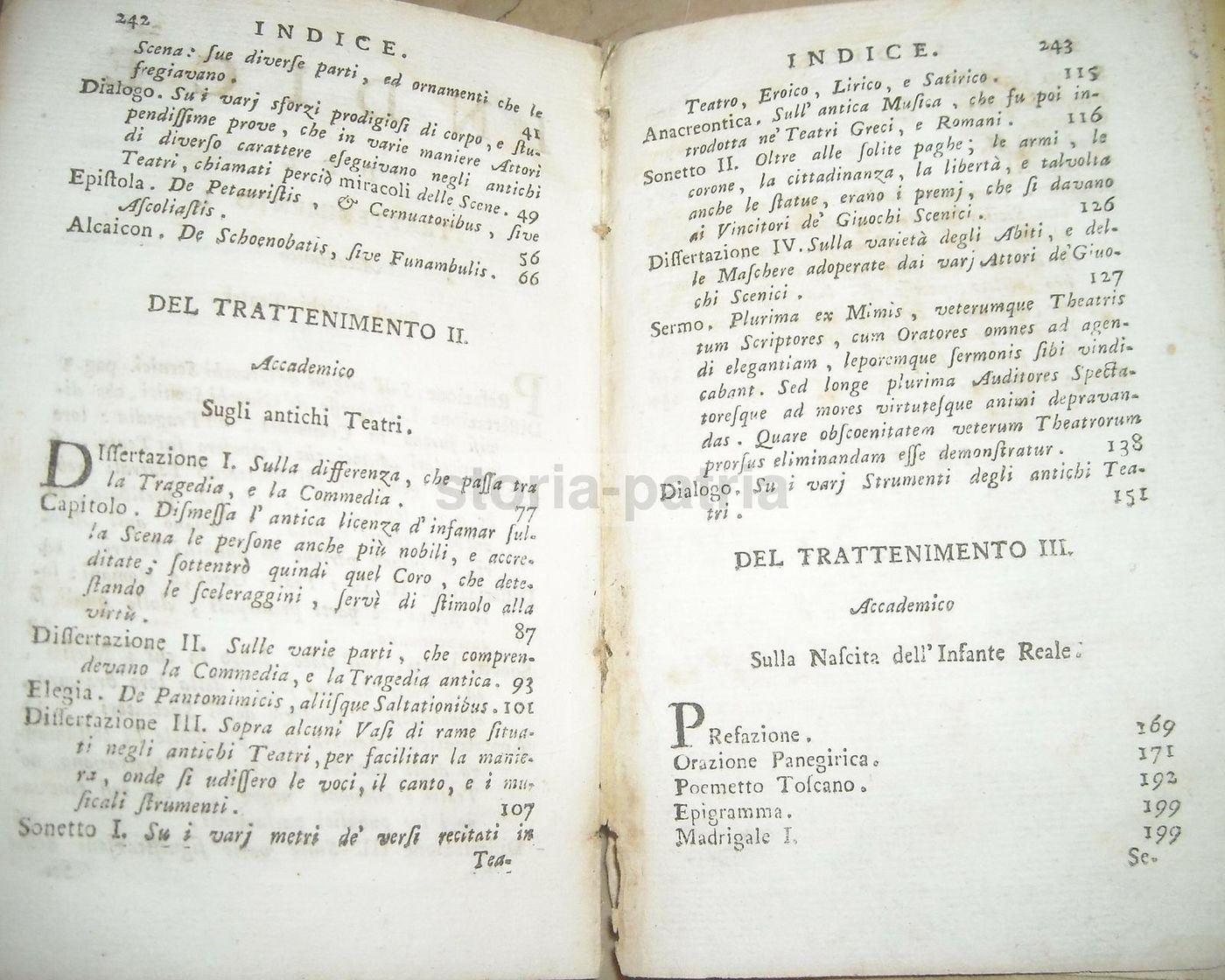 Trattenimenti Accademici Di Pier Luigi Castriota, 1784