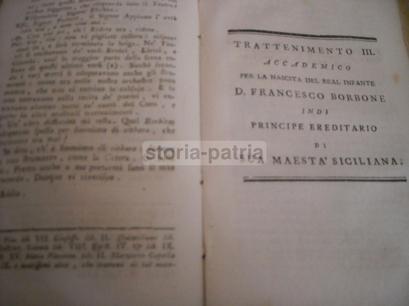 Trattenimenti Accademici Di Pier Luigi Castriota, 1784