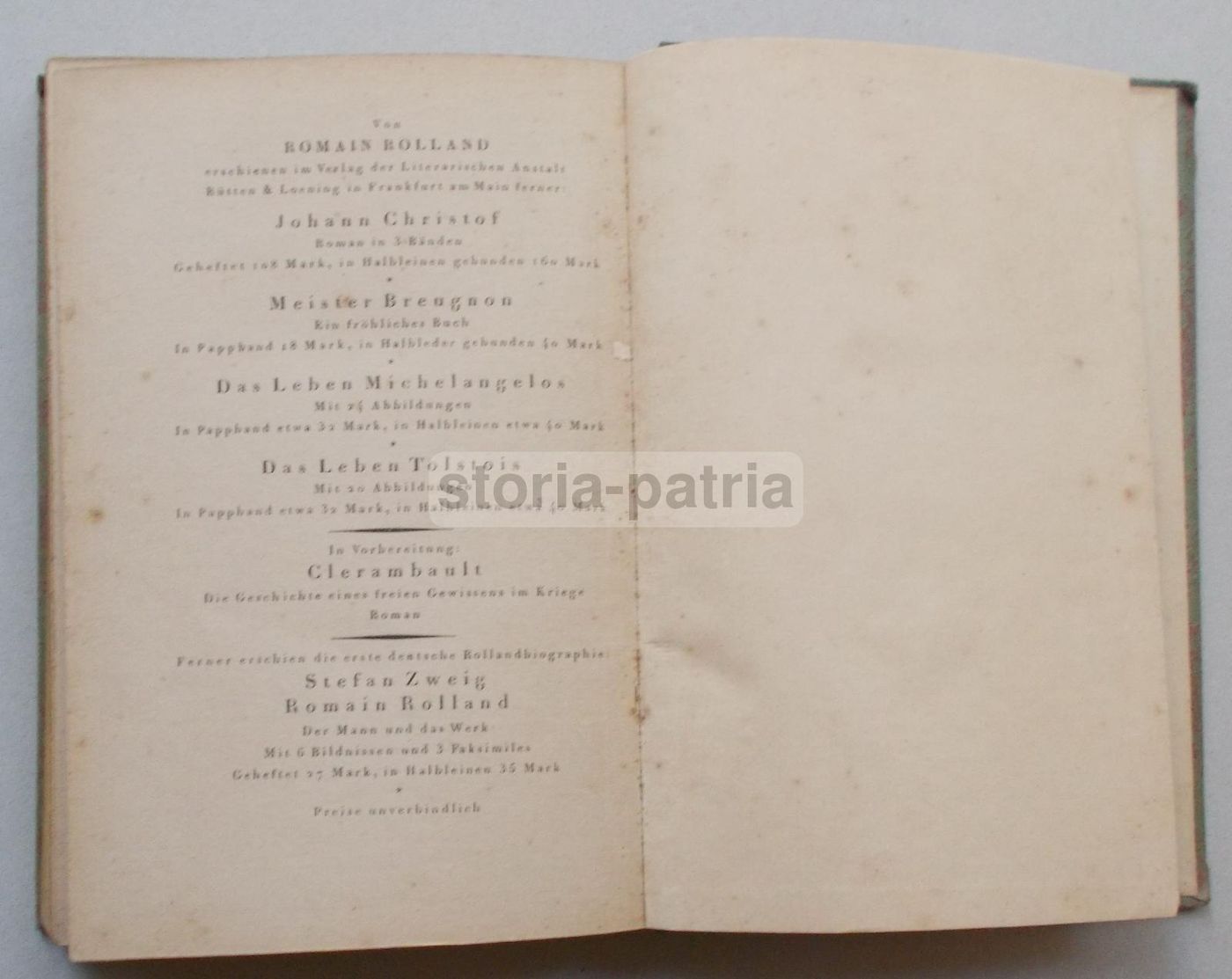 Musikalische Reise Ins Land Der Vergangenheit Di Romain Rolland (1921)