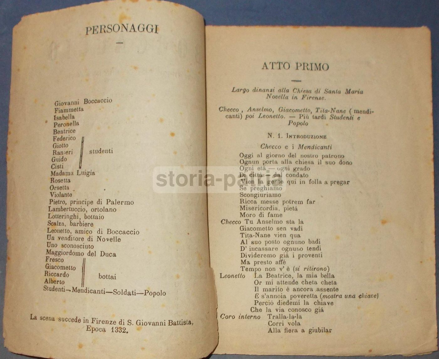Boccaccio: Operetta Comica Di Franz Von Suppé, F. Zell E R. Genée