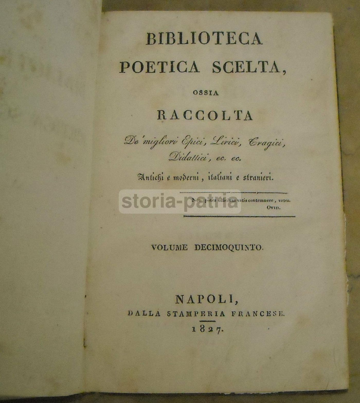 La Tebaide Di Stazio. Versione Del Cardinale Cornelio Bentivoglio (Napoli, 1827)