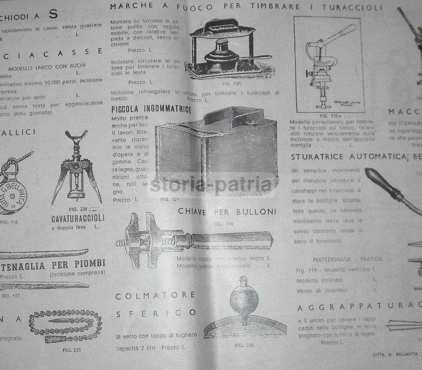 Catalogo Bellavita Pompe E Filtri Enologia Milano Anni '30
