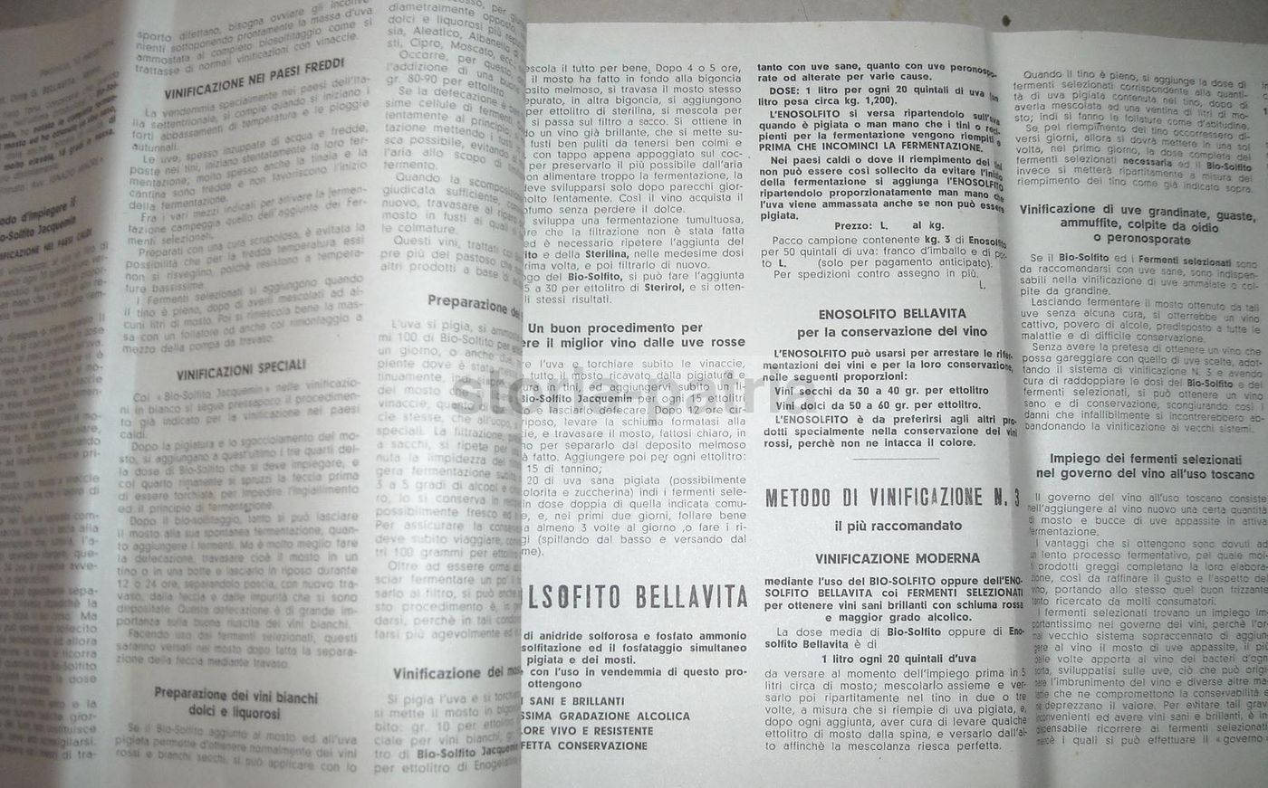 Catalogo Bellavita Pompe E Filtri Enologia Milano Anni '30