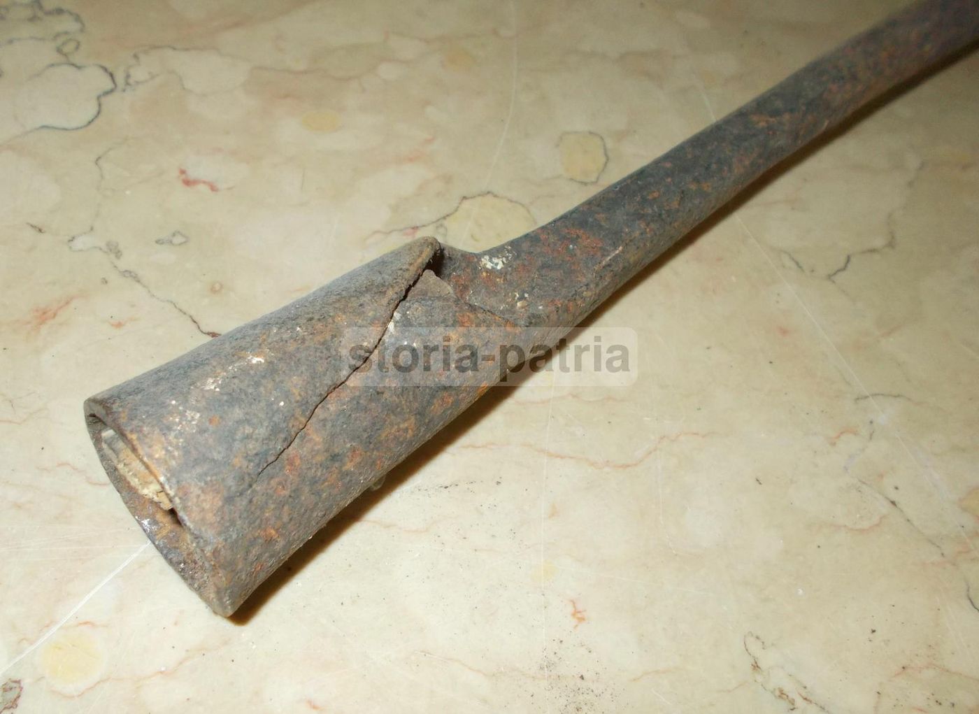 Antico Attrezzo Agricolo In Ferro Battuto, Metà '800
