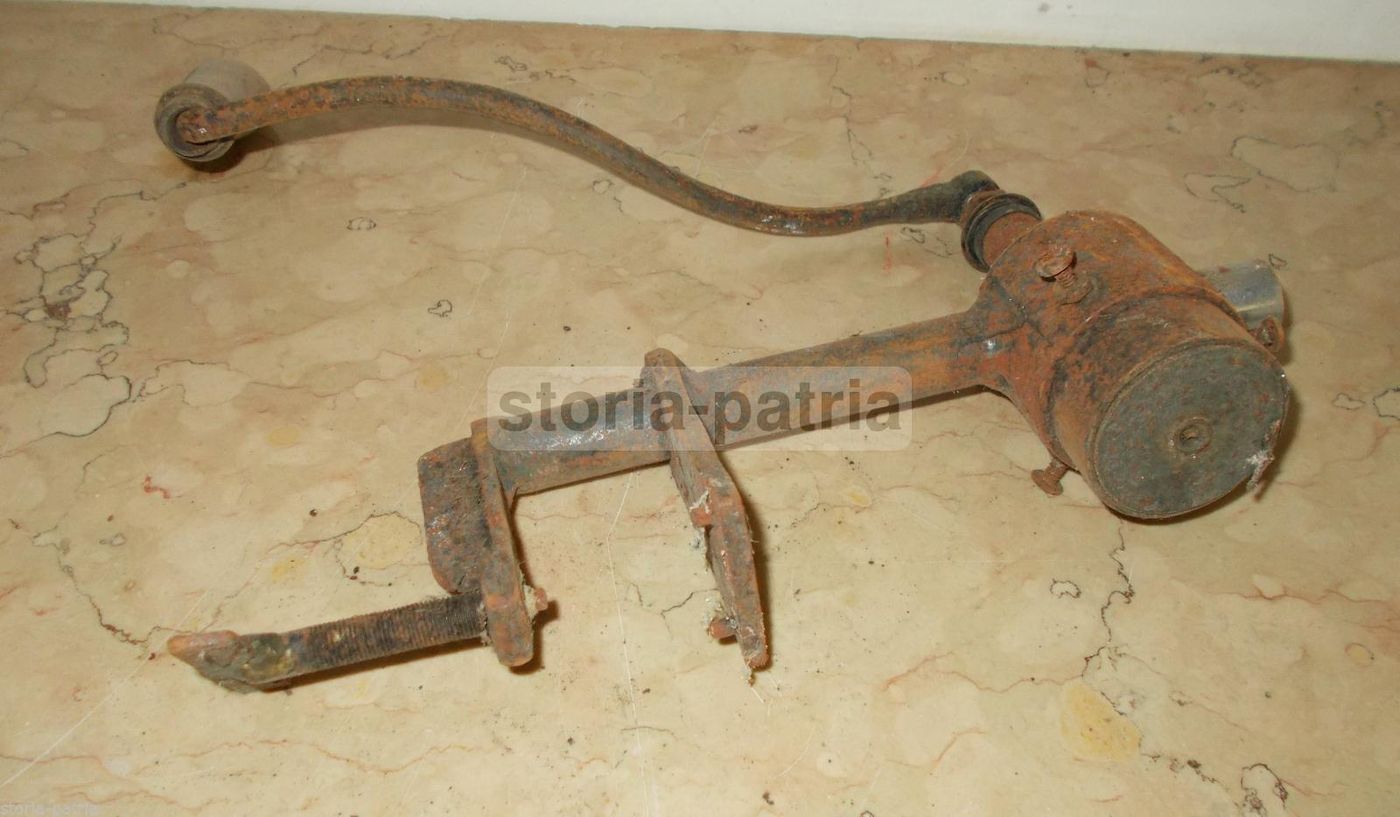 Antico Utensile Da Cucina In Ferro E Legno, Primi '900, Genova