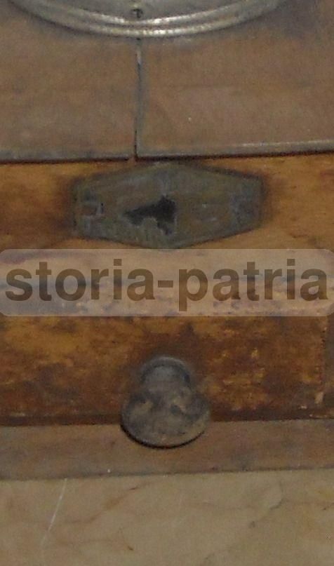 Macinacaffè Antico P.B. Macina Acciaio In Legno E Metallo, Anni '20 '50