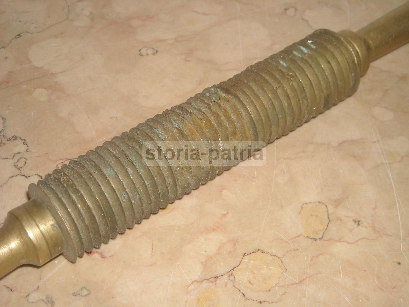Antico Attrezzo Per Pasta Troccoli In Ottone Fine '800 Originale