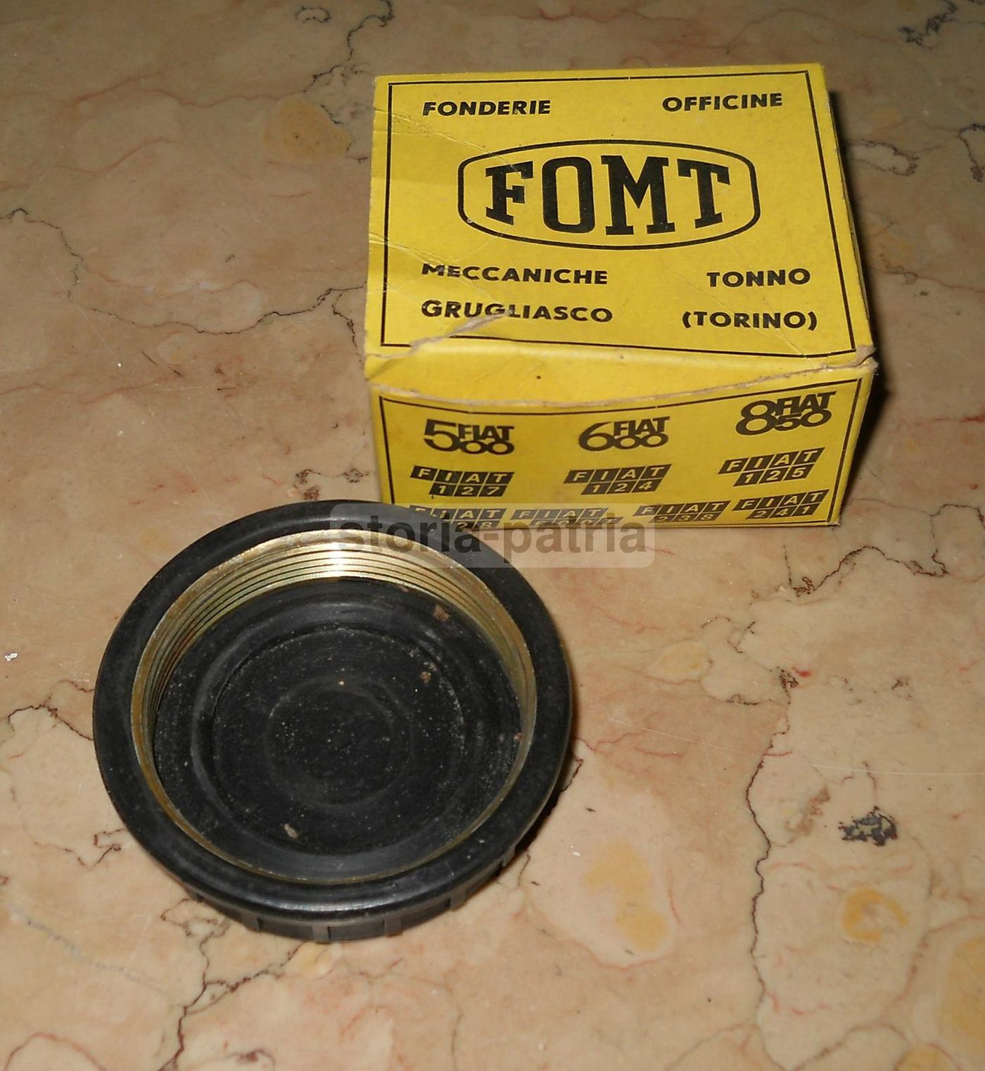 Tappo Serbatoio Benzina Fiat Fomt Anni 70 80 Modello 650 Cromato