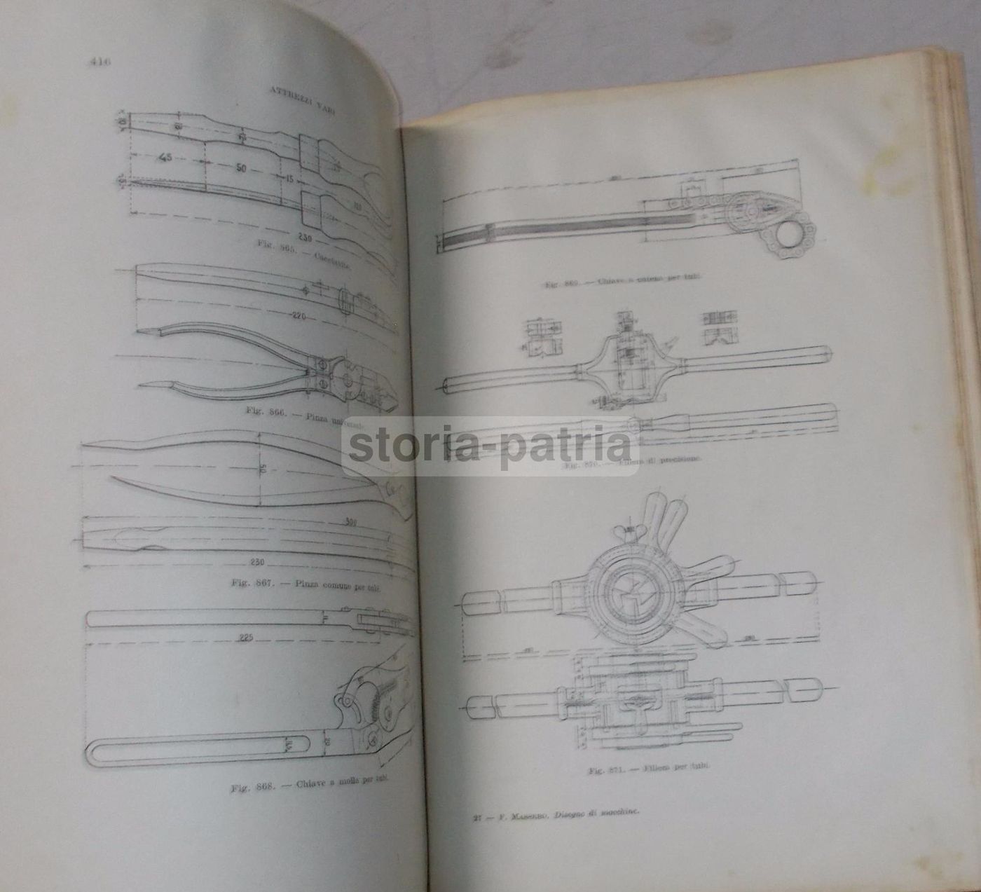 Disegno Di Macchine: Manuale Tecnico Hoepli (1943)