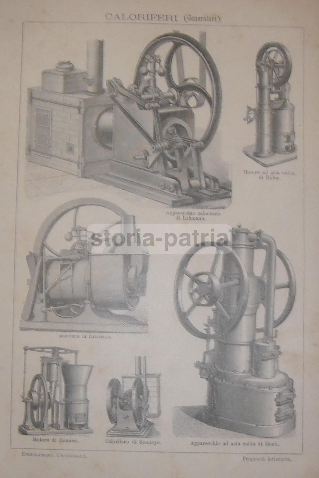Stampa Antica Apparecchi Caloriferi Ed Elettrotecnica (Anni '20)