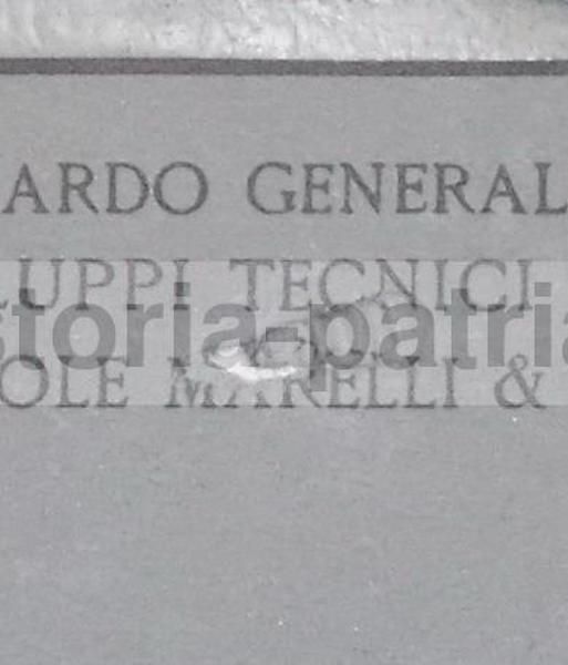 Ercole Marelli 1941: Sviluppi Tecnici Elettromeccanica E Motori