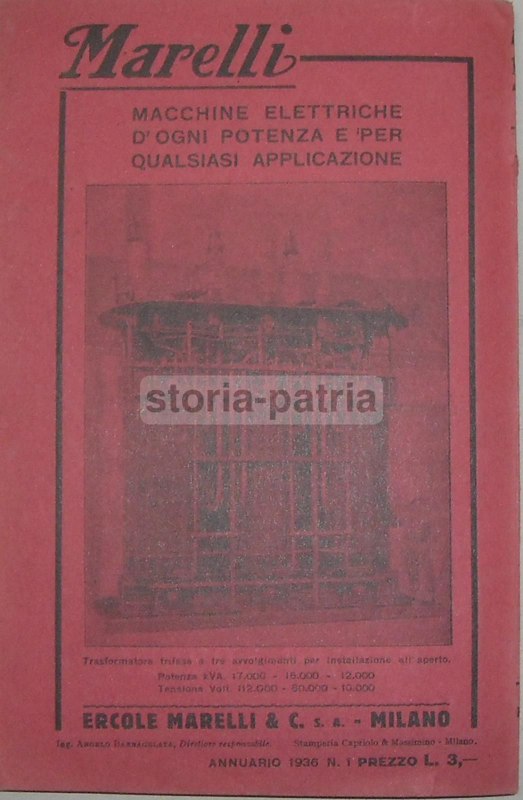 Filobus ATM Milano 1936: Tecnomasio Brown Boveri E Marelli, Pubblicità