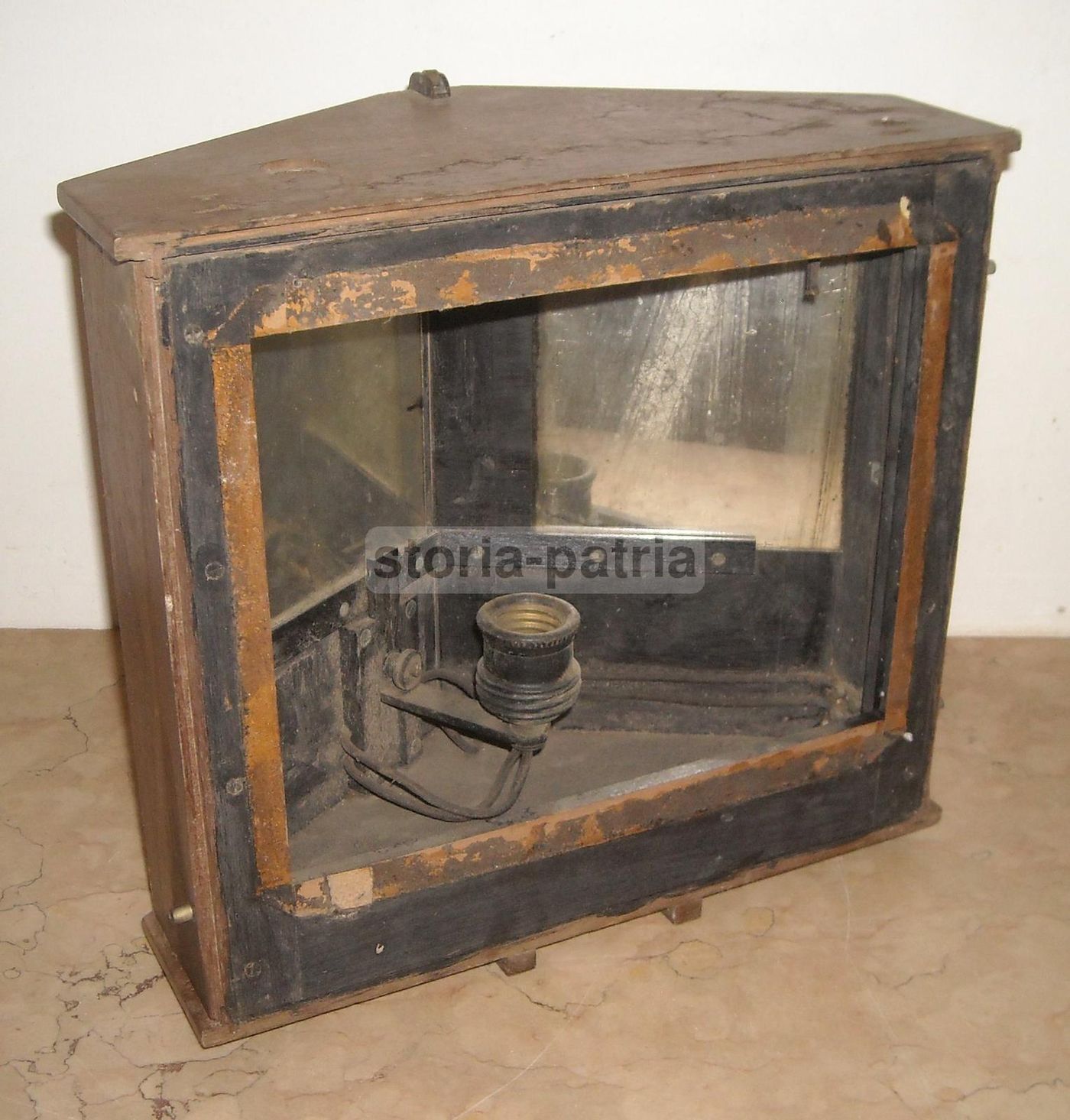 Antico Proiettore Ottico In Legno, Primi '900