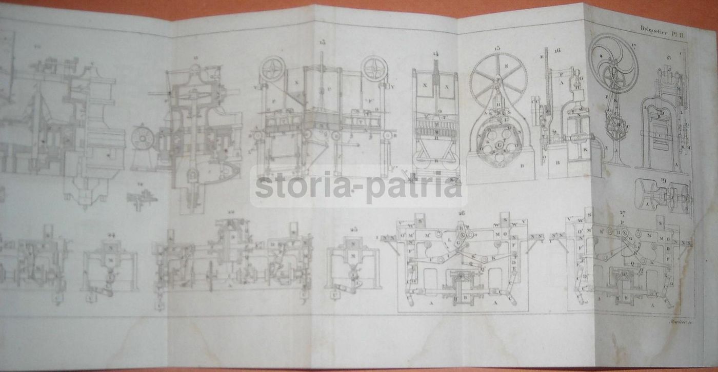 Manuale Briquetier Tuilier Malepeyre 1864 Mattoni Argilla